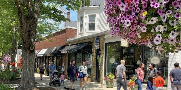 Historic brick building in a small Catskills town, showcasing local architecture and heritage.