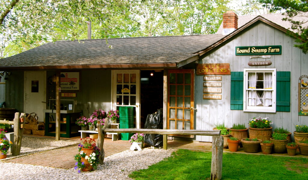 Outside view of the farm stand