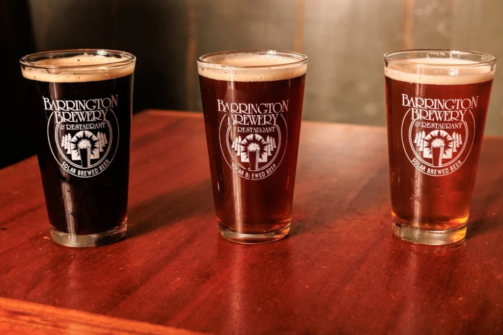 3 different pints of beer