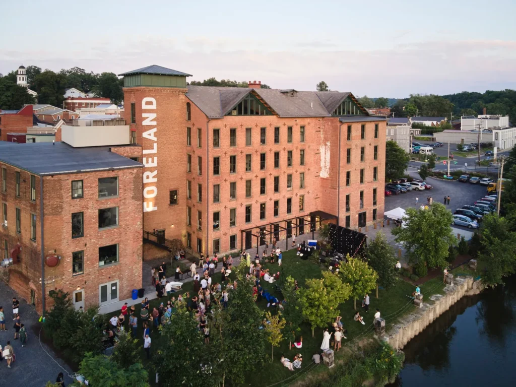 Aerial view of Foreland