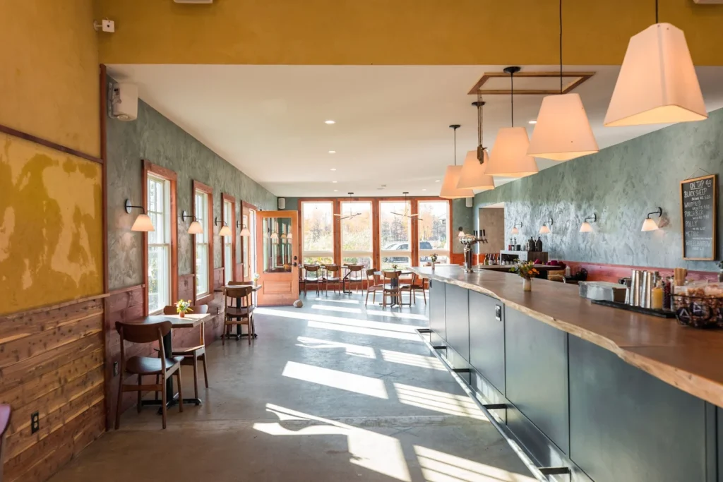 Tasting room at Arrowood Farms